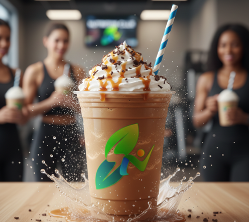 Frappé de café preparado en el club