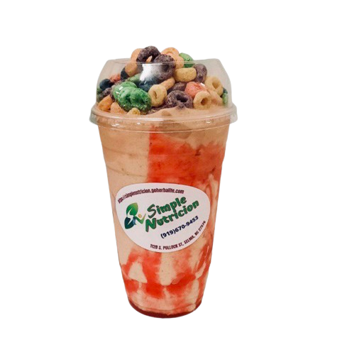 Malteada con cereal